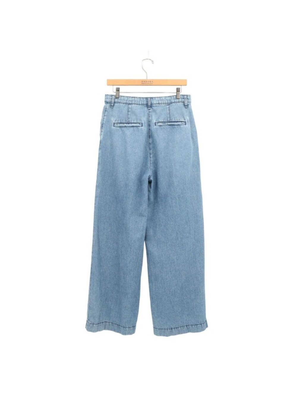 Rag & Bone Aurora Pleated Trouser Wide Leg Jeans in Winwood 27 - Picture 7 of 9